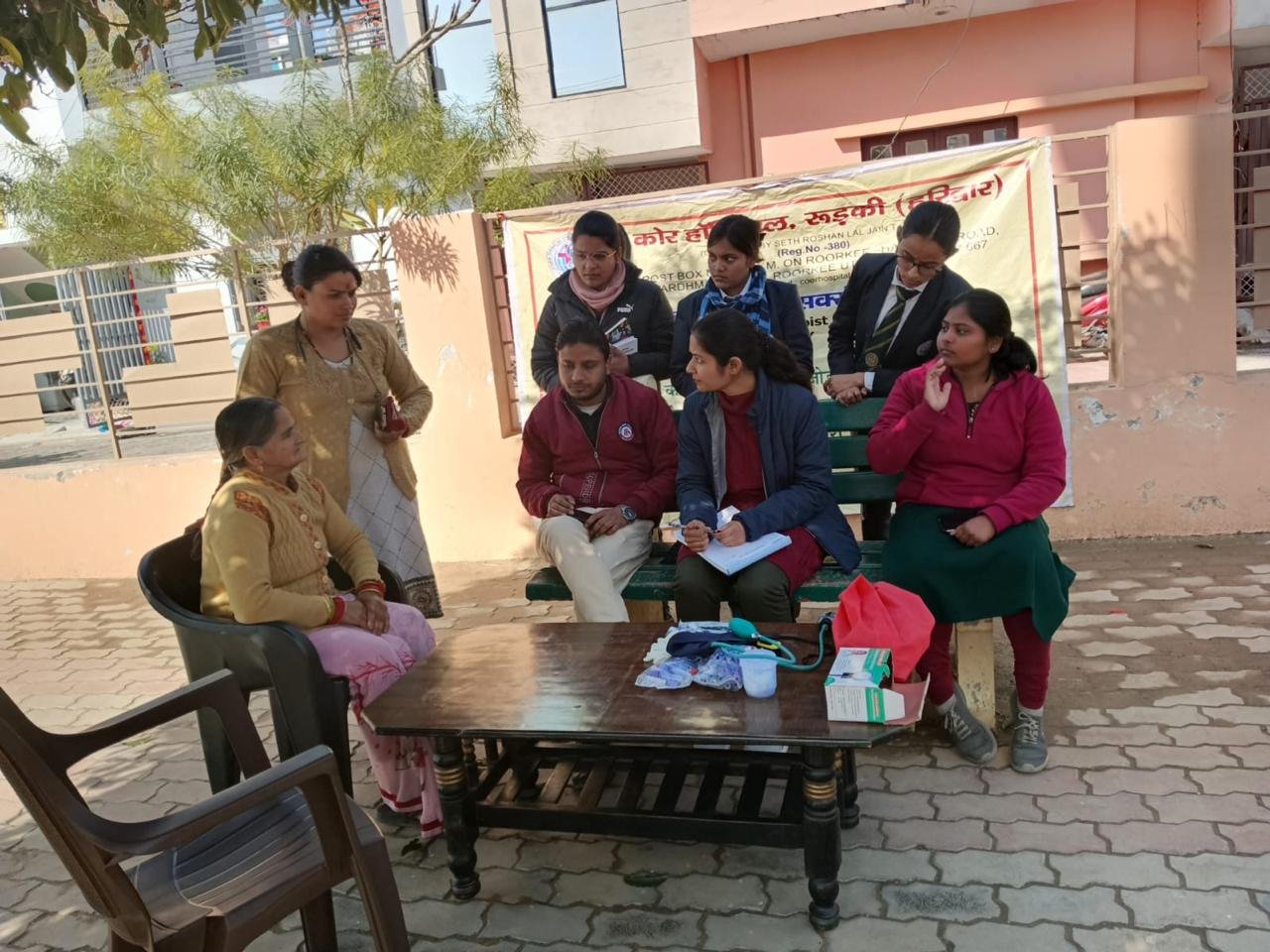 Medical Camp at Harivanshray and Aarogyam Society, Haridwar